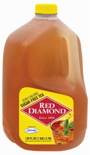 Red Diamond®  Sugar-Free Iced Tea Carton Perspective: front