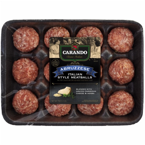 Carando® Abruzzese Italian Style Meatballs Perspective: front