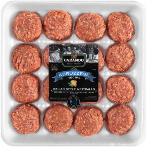 Carando® Abruzzese Recipe Mild Italian Style Meatballs Perspective: front