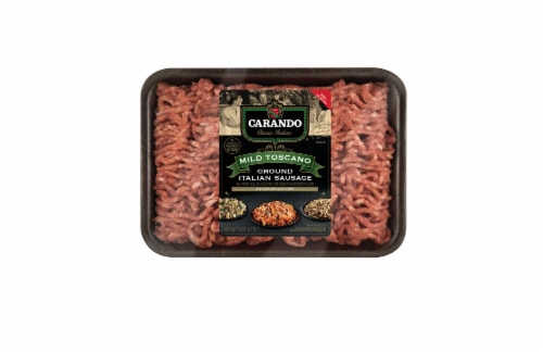 Carando Mild Toscano Ground Italian Sausage Links Perspective: front