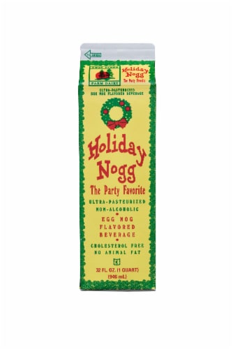 Twin Pines Holiday Nogg Egg Nogg Flavored Beverage Perspective: front