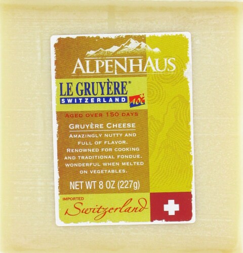 Le Gruyere Switzerland Cheese Perspective: front