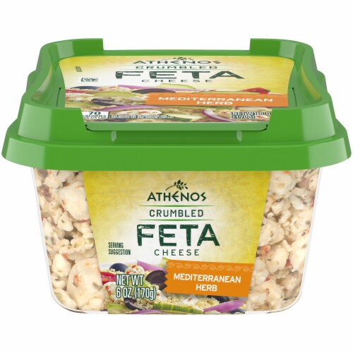 Athenos Mediterranean Herb Crumbled Feta Cheese