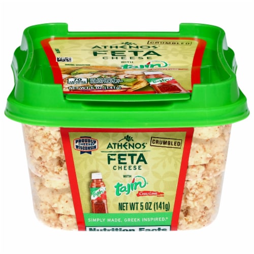 Athenos® Crumbled Tajin Feta Cheese Perspective: front
