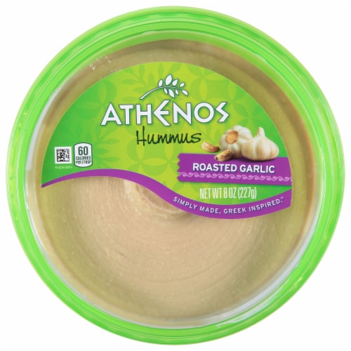 Athenos Roasted Garlic Hummus Perspective: front