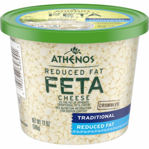 Athenos Traditional Crumbled Feta Cheese with Reduced Fat