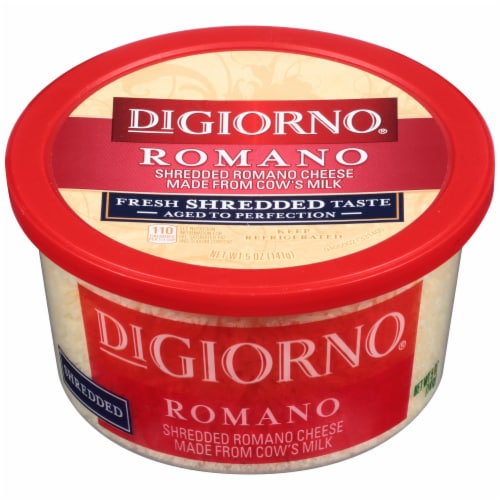DIGIORNO Romano Shredded Cheese Perspective: front