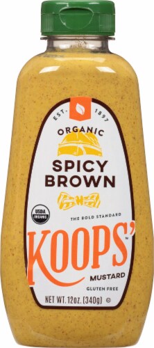 Koops Mustard  Organic Spicy Brown Perspective: front