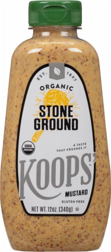 Koops' Organic Stone Ground Mustard Perspective: front