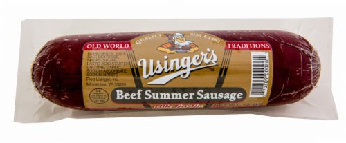 Usinger's Beef Summer Sausage with Garlic Perspective: front