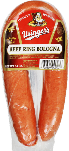 Usinger's™ Beef Ring Bologna Perspective: front