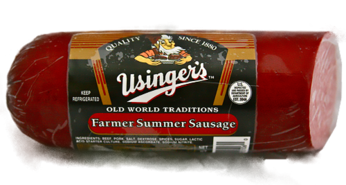 Usinger's™ Farmer Summer Sausage Perspective: front