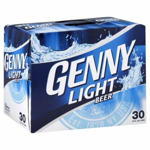 Genny Light Beer Perspective: front