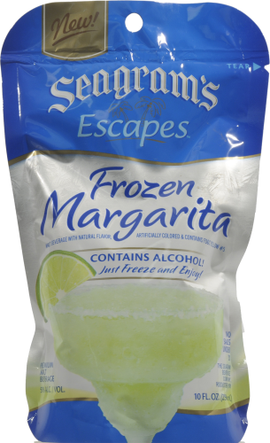 Seagram's Margarita Ready to Drink Cocktail Frozen Single Pouch Perspective: front