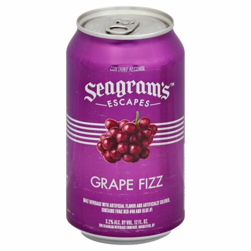 Seagram's Escapes Grape Fizz Perspective: front