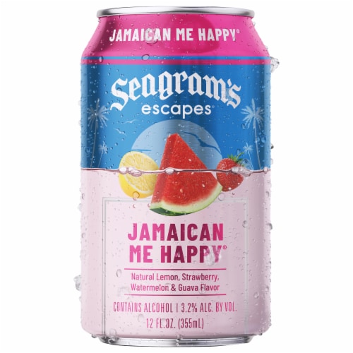 Seagram's Escapes Jamaican Me Happy Flavored Hard Beverage Single Can Perspective: front