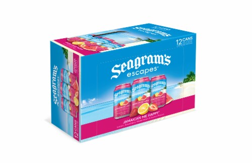 Seagram's Escapes Jamaican Me Happy Flavored Hard Beverage Perspective: front