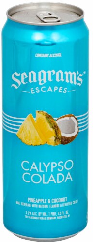 Seagram's Escape Calypso Colada Perspective: front