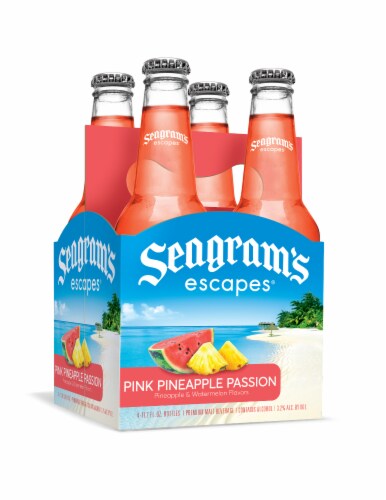 Seagram's Pink Pineapple Passion Cooler Perspective: front