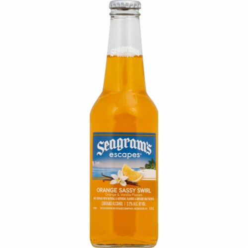 Seagram's Orange Sassy Swirl Malt Beverage Perspective: front