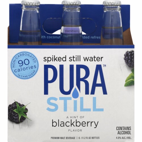 Pura Blackberry Spiked Still Water Perspective: front