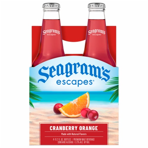 Seagram's Escapes Cherry Italian Ice Flavored Hard Beverage Perspective: front
