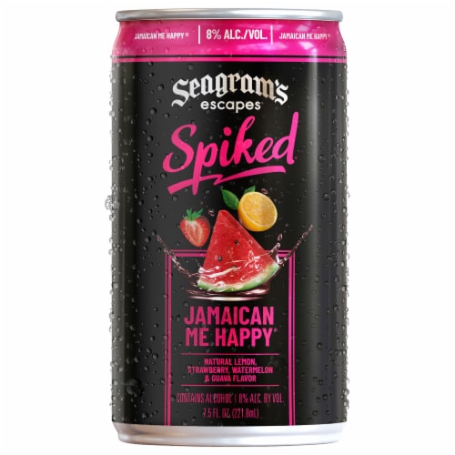 Seagram's Escapes Spiked® Jamaican Me Happy Flavored Hard Beverage Single Can Perspective: front