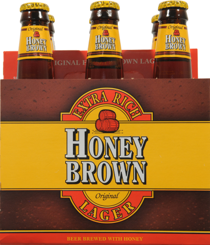 Dundee's Honey Brown Lager Perspective: front
