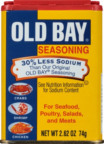Old Bay Reduced Sodium Seasoning Perspective: front