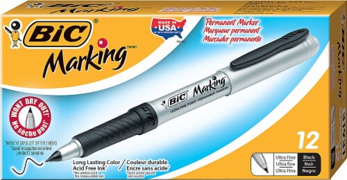 BIC® Intensity Ultra Fine Permanent Markers - Assorted, 12 pk - Fry's Food  Stores