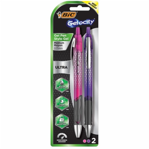 BIC Gelocity Medium Point Pens - Assorted Perspective: front