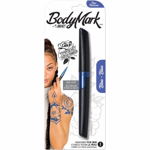 BIC® Tattoo Body Marker - Blue, 1 ct - Fry's Food Stores