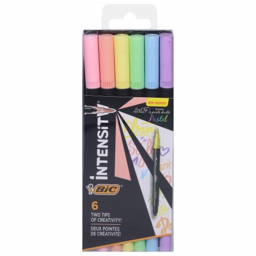 BIC® Intensity® Dual Tip Pastel Pens Perspective: front