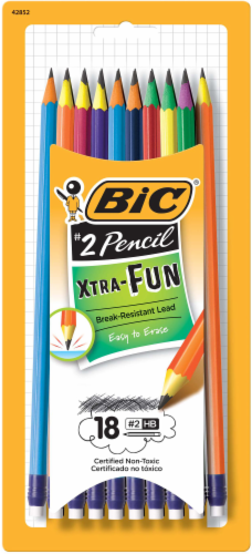 BIC® Xtra Fun #2 Pencil - 18 Piece Perspective: front