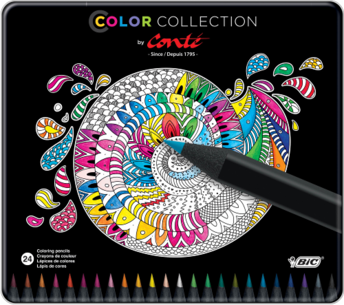 BIC Color Collection by Conte Coloring Pencils Perspective: front