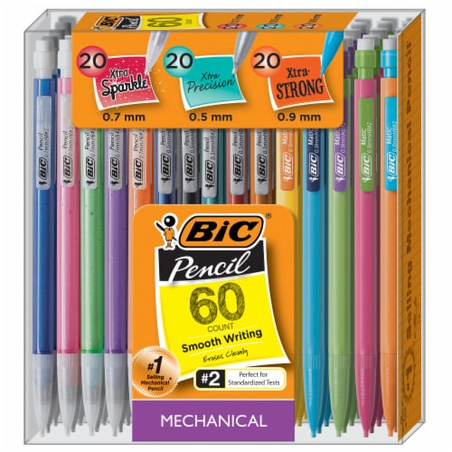 BIC Color Cues Mechanical Pencil Set, 60-Count Pack