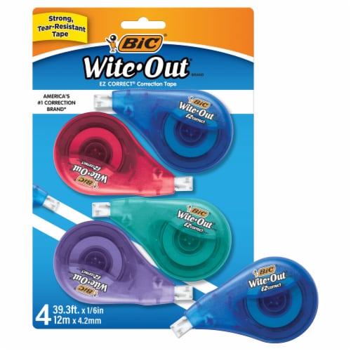 BIC Wite-Out Brand Shake 'n Squeeze Correction Pen, White, 12-Pack for  School Supplies 