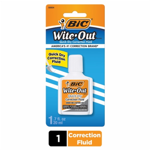 Bic Wite-Out Shake 'n Squeeze Correction Pen 8 ml White WOSQP11, 1 - Kroger