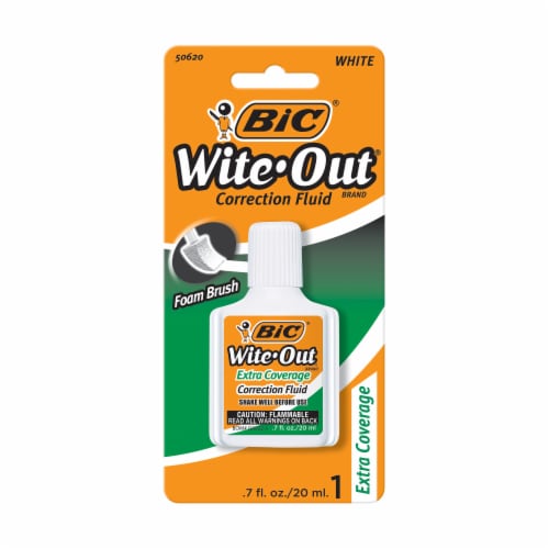 BIC Wite Out Extra Coverage Correction Fluid 0.7 fl oz QFC