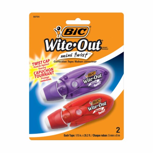 BIC Mini Twist Wite-Out, 2 pk - Fry's Food Stores