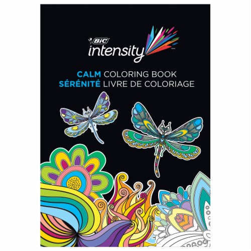 BIC Intensity Calm Coloring Book Perspective: front