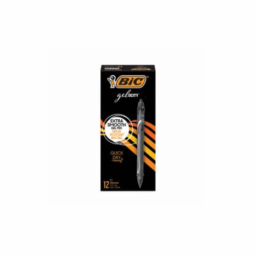 Bic Gel-ocity™ Quick Dry Gel Pen Black, 12 Pack - Baker's