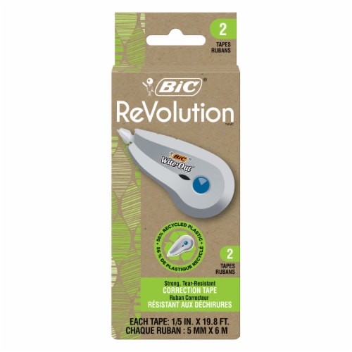 BIC® ReVolution™ Wite-Out® Correction Tape Perspective: front