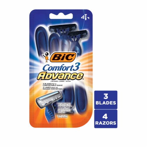 BIC® Comfort 3 Advance® Disposable Razors Perspective: front