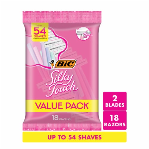 BIC® Silky Touch® Value Pack Women's Disposable Razors Perspective: front