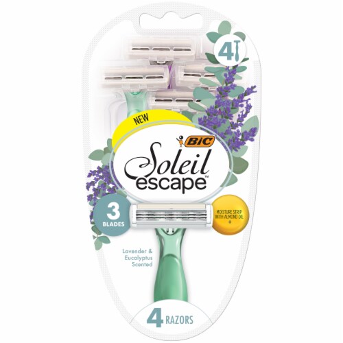 Bic Soleil Escape™ 3 Blade Disposable Razors, 4 ct - Jay C Food Stores