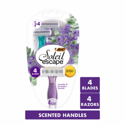 BIC® Soleil Escape™ 4-Blade Women's Razors Perspective: front