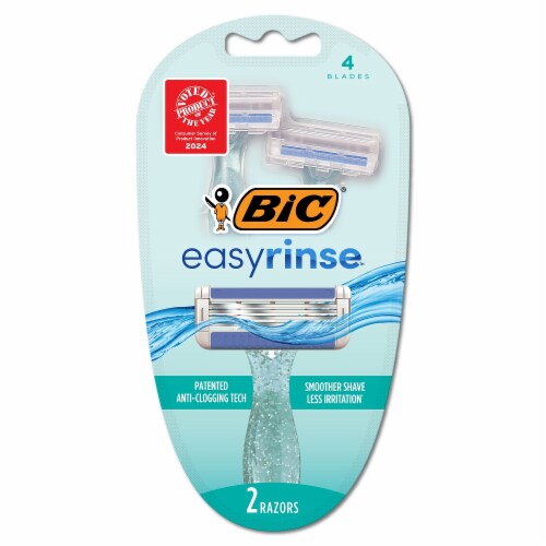 BiC® Easy Rinse™ Razor Pack Perspective: front