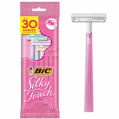 BIC® Silky Touch Disposable Razors Perspective: front