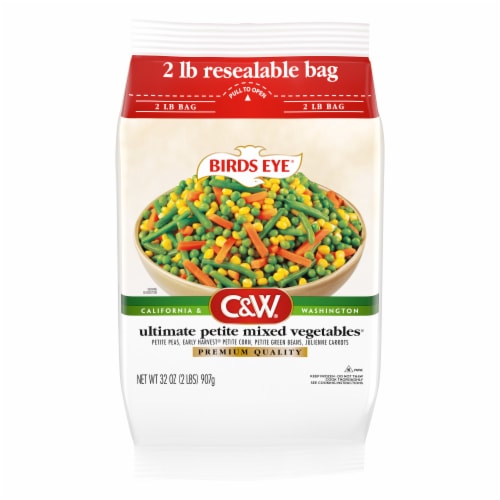 Birds Eye® C&W Ultimate Petite Frozen Mixed Vegetables Perspective: front